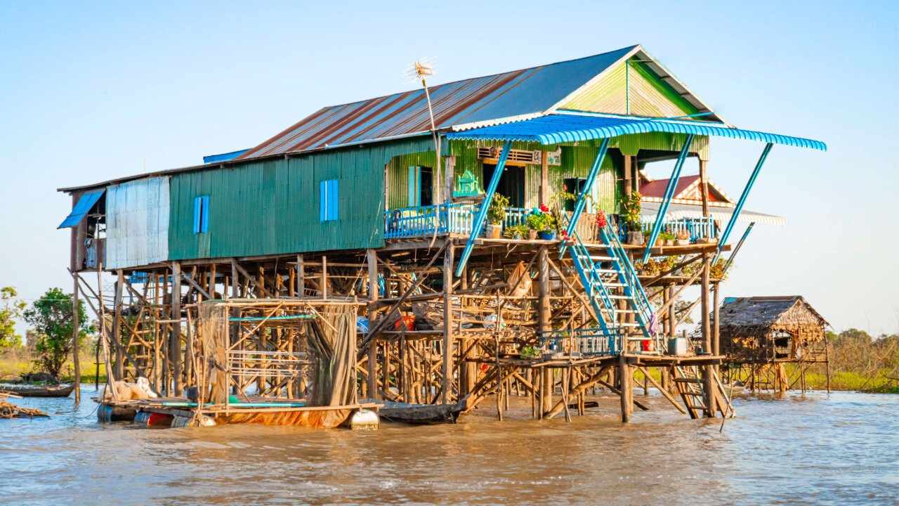 Witness Unique Stilted Homes on Tonle Sap Treasures Tour