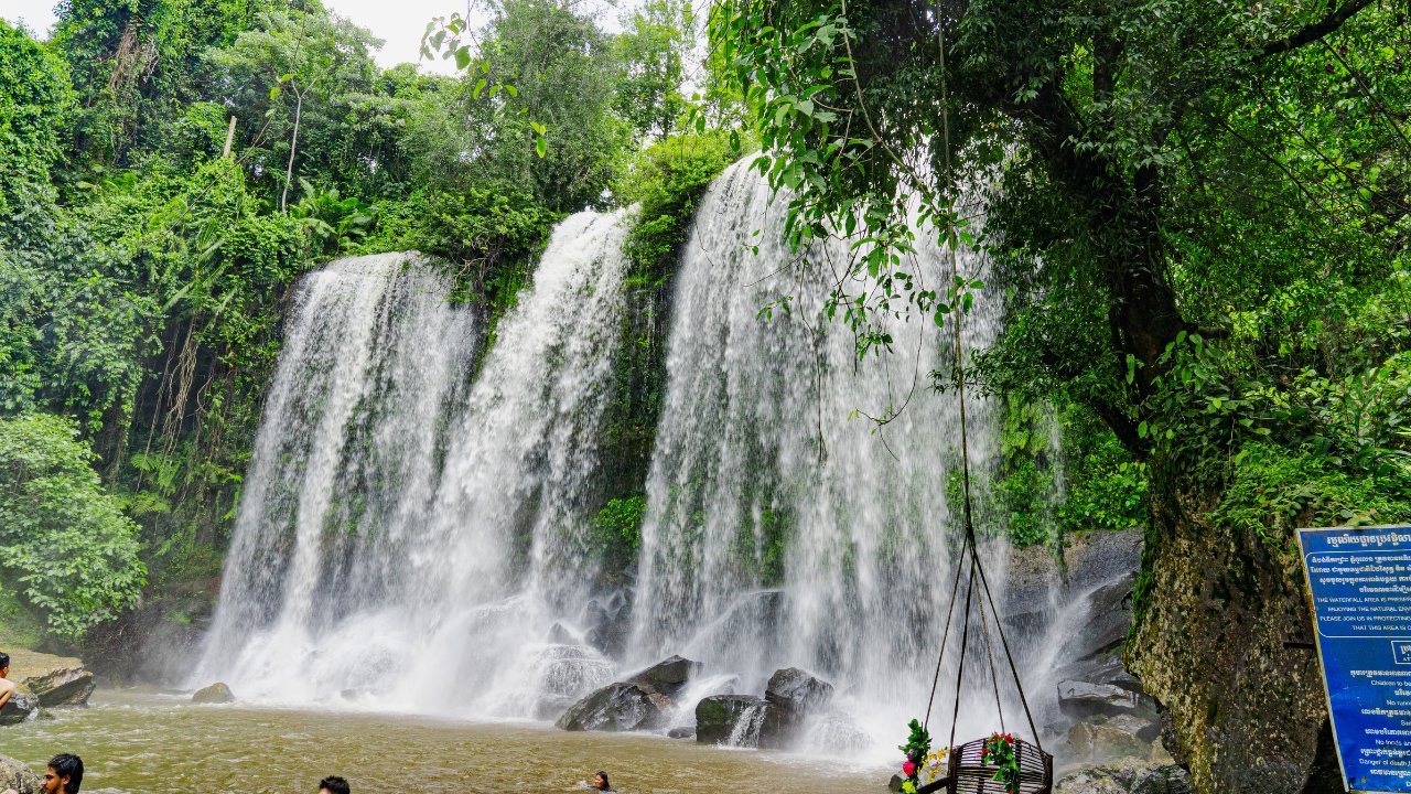 A Sacred Oasis Awaits – Kulen Waterfall and 1000 Lingas offer a blend of history, spirituality, and untouched natural beauty