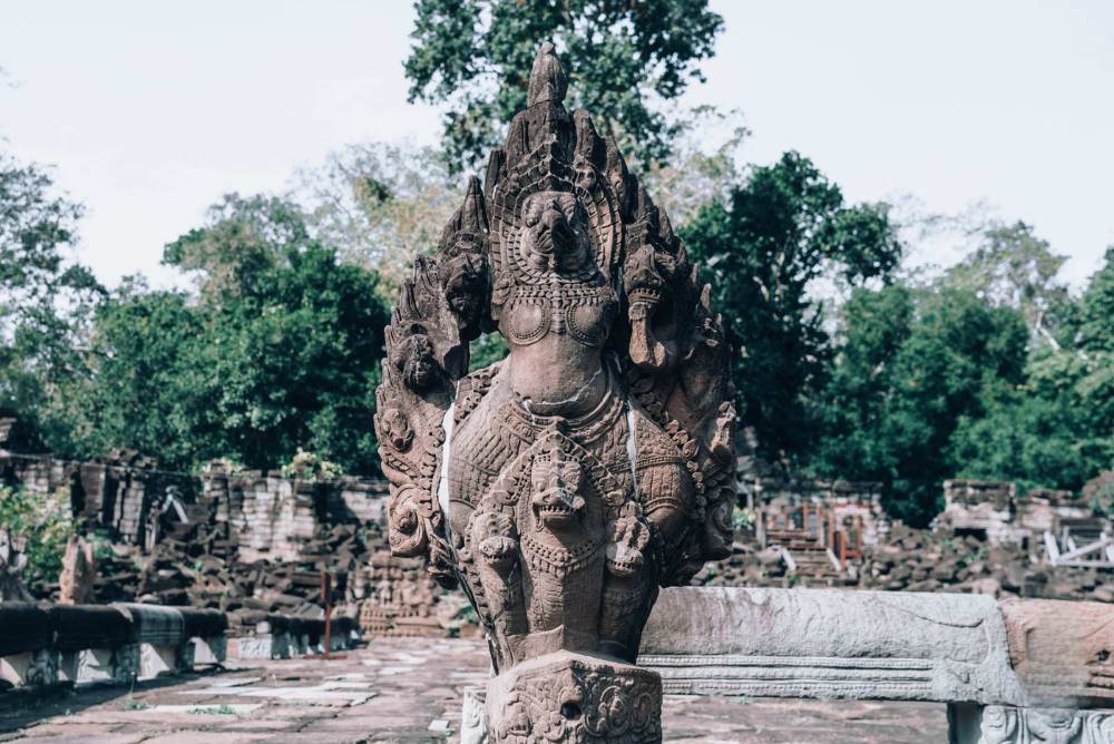 Banteay Chhmar Tour from Siem Reap - Ancient Stone Walls and Tree Roots at Remote Khmer Temple in Northwest Cambodia